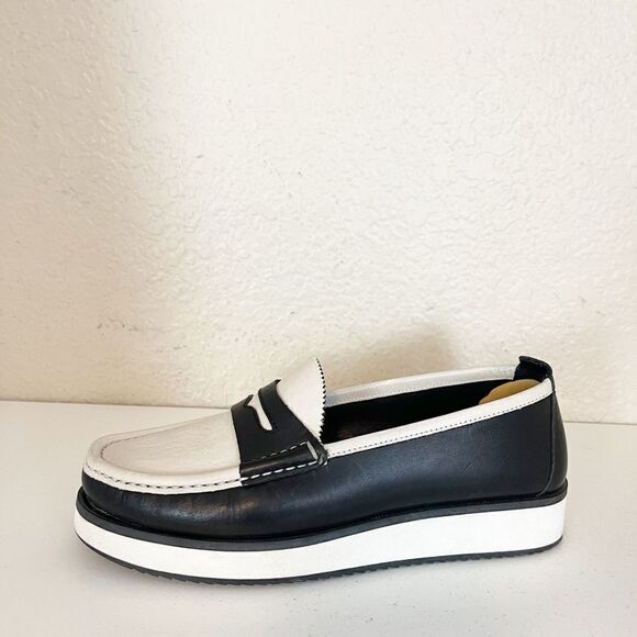 RAG & BONE Tanja two tone black and white Loafers. Size 39 - Picture 5 of 14